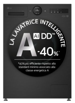LAVATRICE LG F4X7013TBB 13 KG NERA (A-40%)